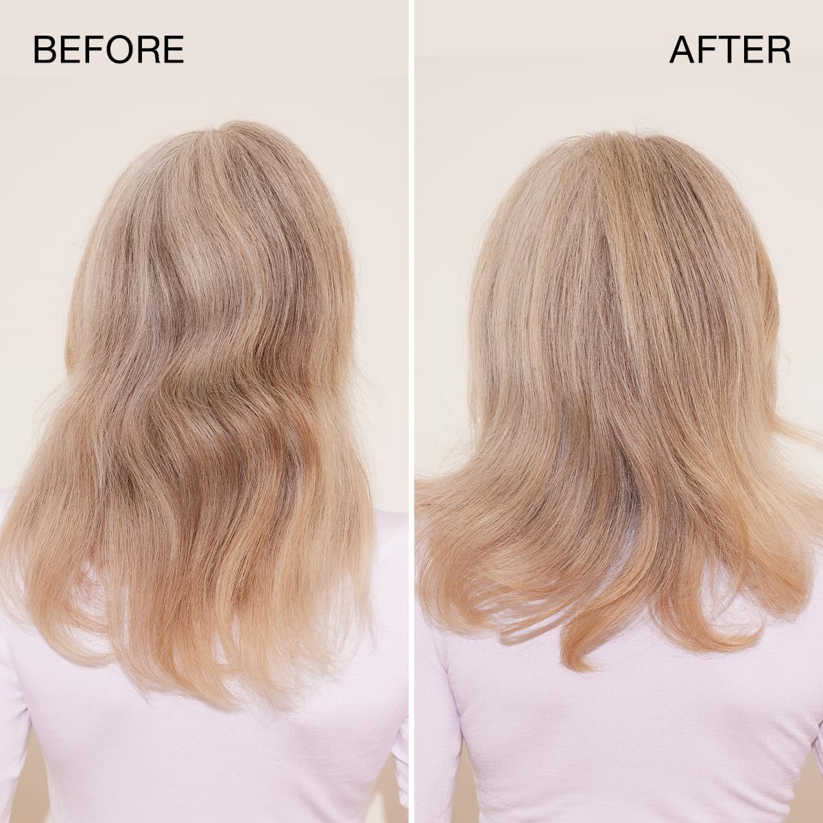 Kenra Violet-treated hair after close-up shows enhanced vibrancy