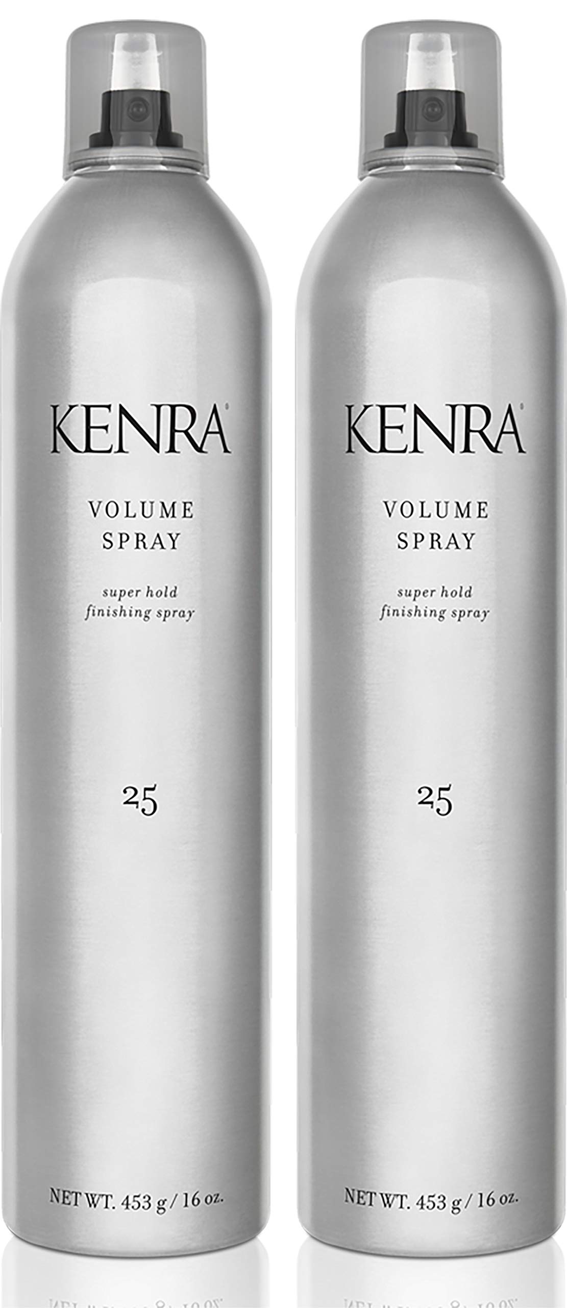 Kenra Volume Spray 25 2-pack front view delivers maximum hold for all-day style.
