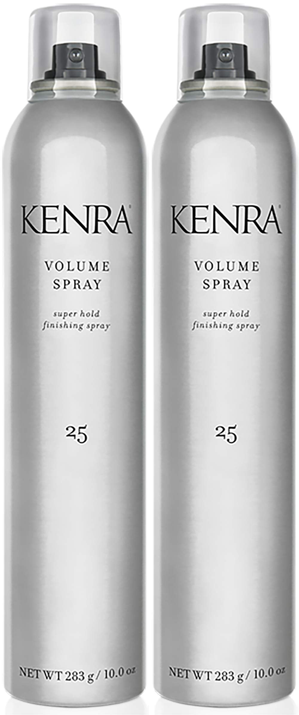 Kenra Volume Spray 25 bottle shows bold hold and natural shine.