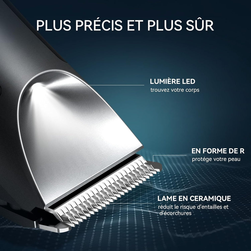 Kensen low-noise motor supports comfortable, relaxed trimming.