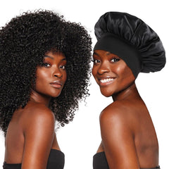 KEPUWAY bonnet with elastic wide band delivers secure, mark-free overnight wear