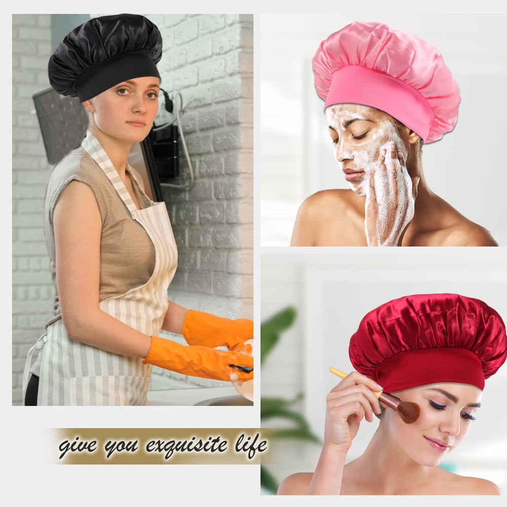KEPUWAY dreadlocks-braids friendly bonnet protects styles overnight