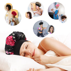 KEPUWAY sleep bonnet moisture lock helps keep hair hydrated during rest