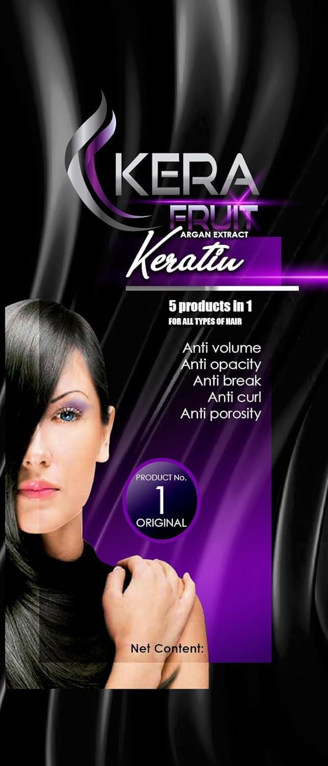 KERA FRUIT Cirugía Capilar volume-reduction result on styled hair.