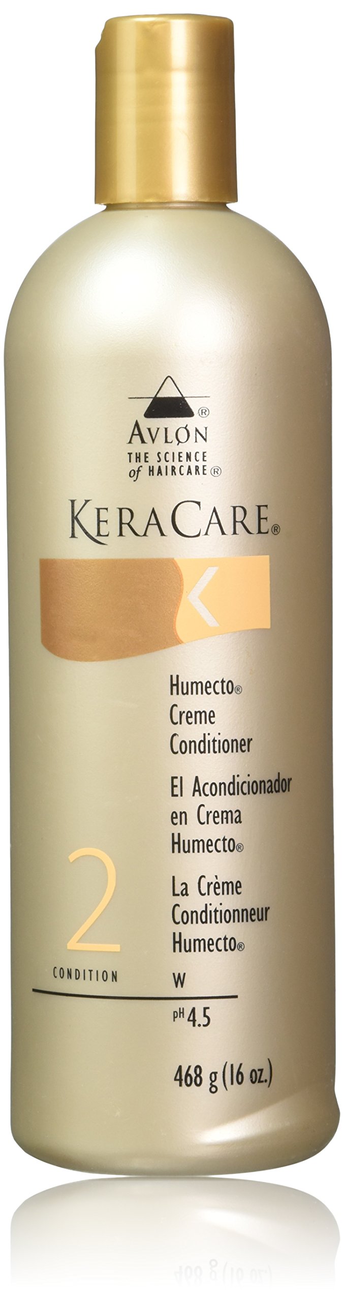 KeraCare Humecto bottle close-up highlighting deep hydration for smoother, more lustrous hair.