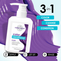KERACOLOR Clenditioner jar demonstrates tone maintenance between salon visits.
