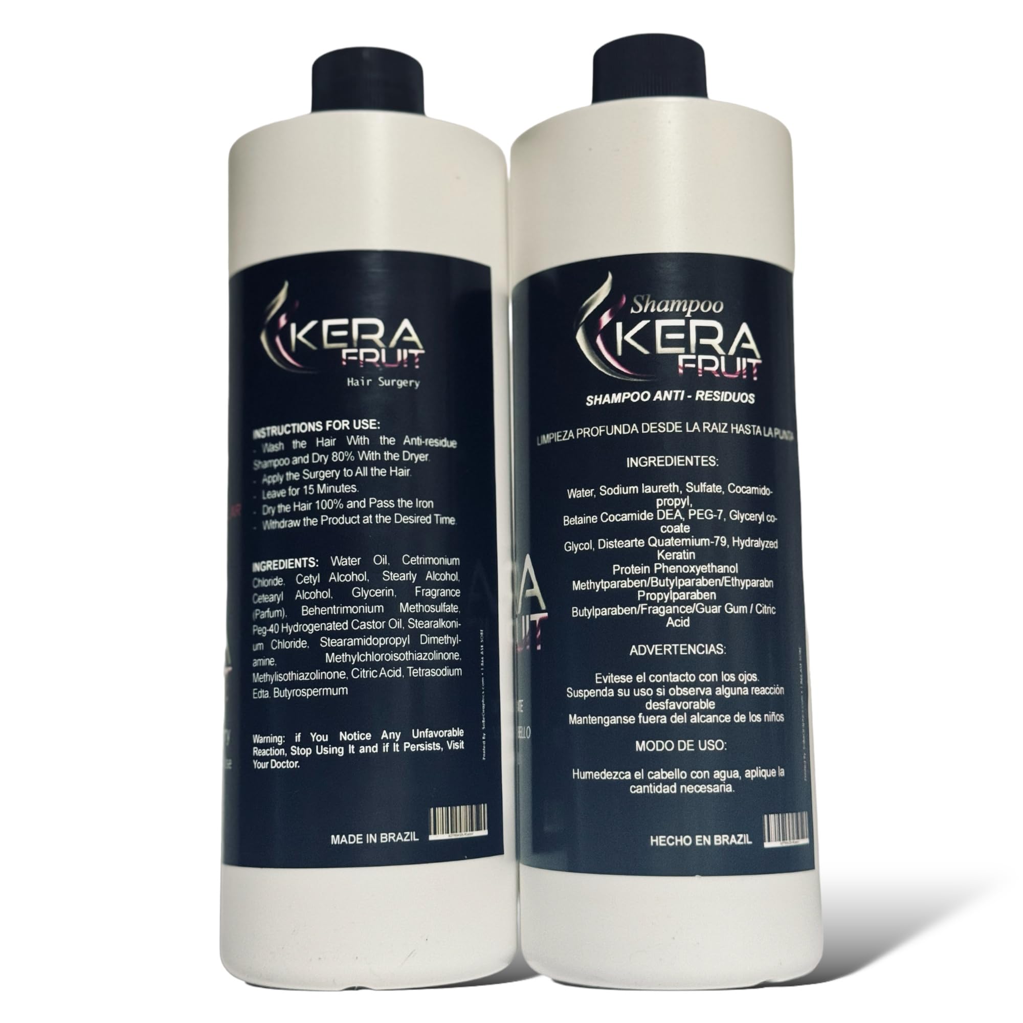 KERA FRUIT Argan oil-rich formula shown for deep nourishment.