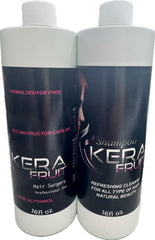 KERA FRUIT Cirugia Capilar bottle anti-frizz for smoother, frizz-free styling.