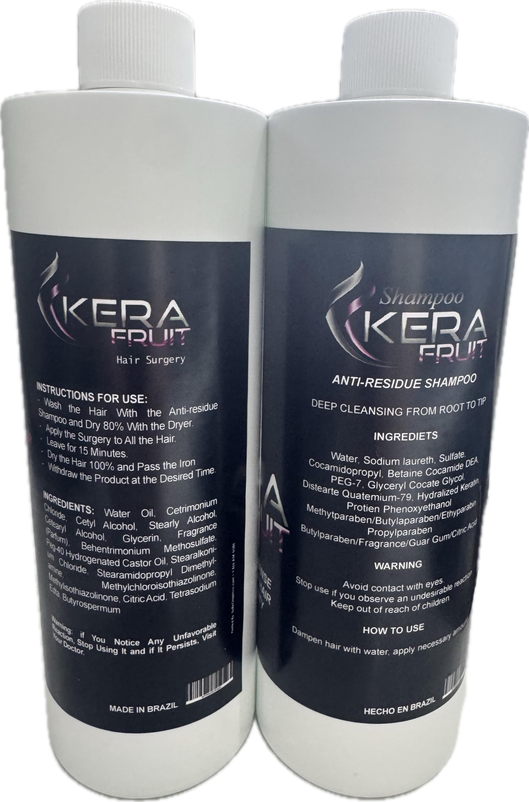 KERA FRUIT Cirugia Capilar keratin-treatment bottle delivering professional repair.