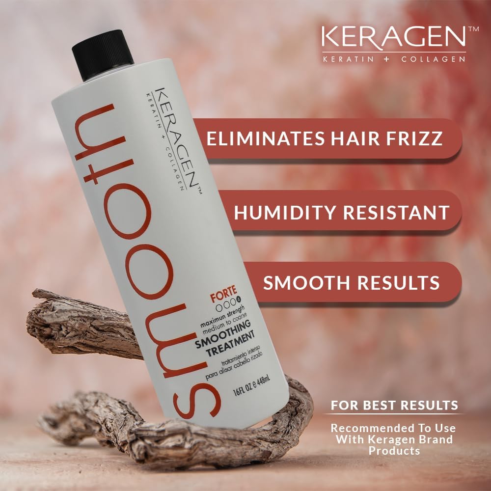 KERAGEN hair smoothing kit brings professional results at home