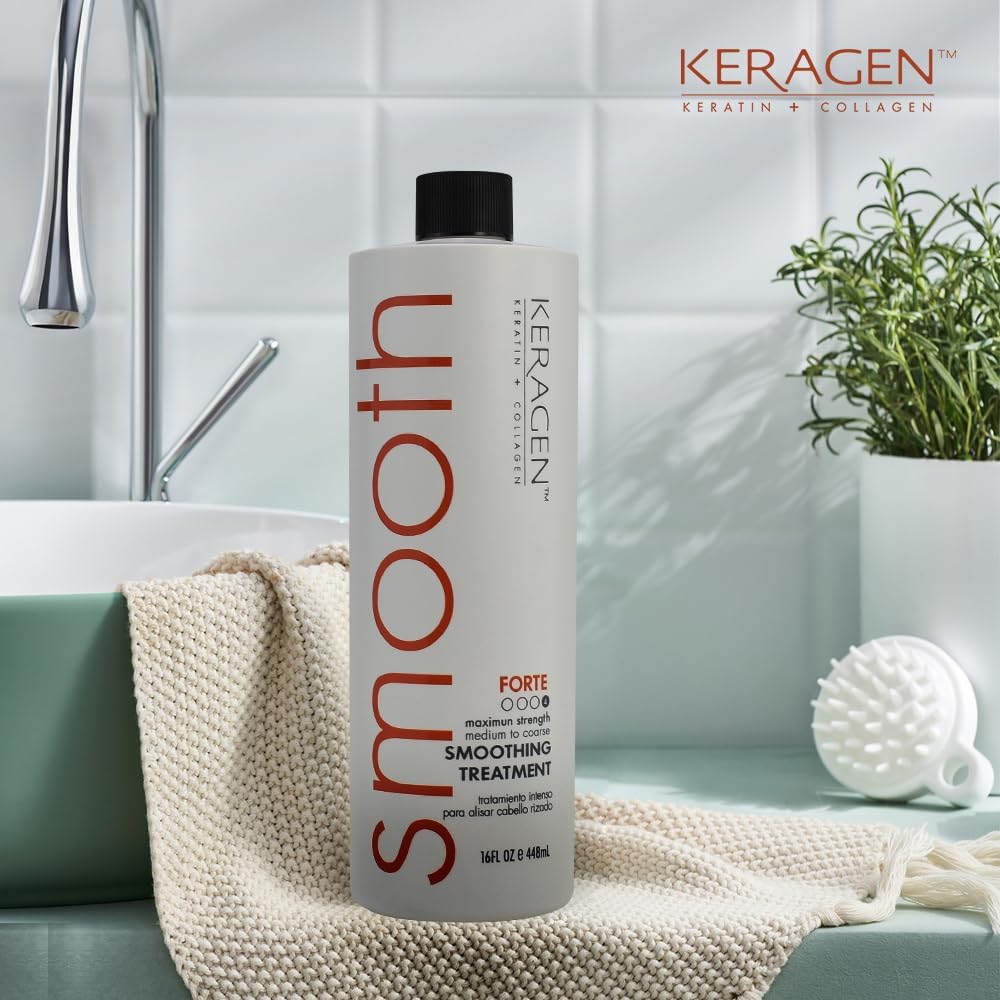 KERAGEN home smoothing kit offers a complete at-home professional experience