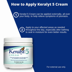 Keralyt psoriasis cream on elbow rough skin demonstrates targeted relief and hydration