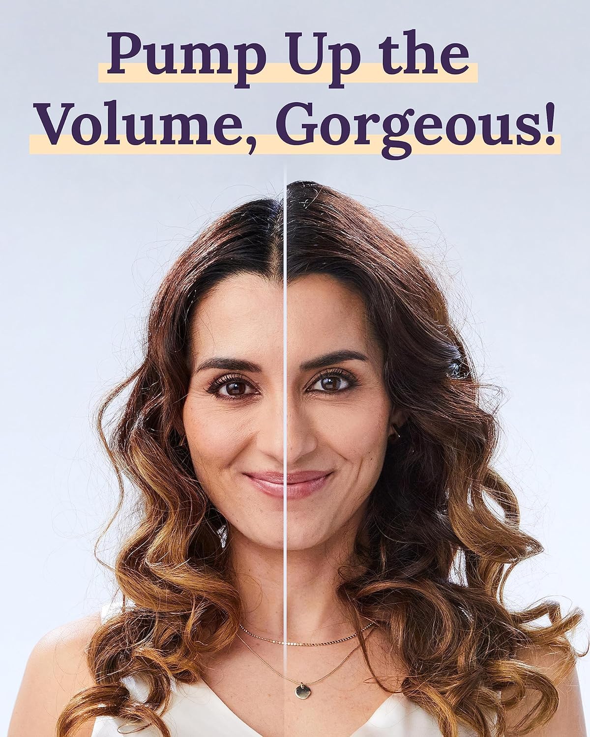 Keranique conditioner tube demonstrates volume-thickening for fine hair