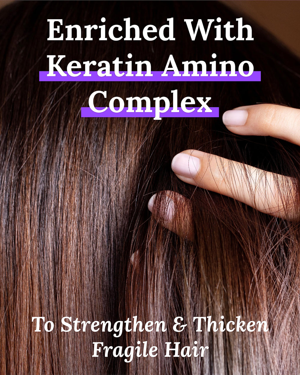 Keranique daily serum absorption shot demonstrates fast-absorbing formula.