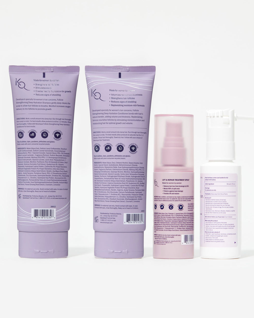 Keranique soft shine hair closeup highlights glow