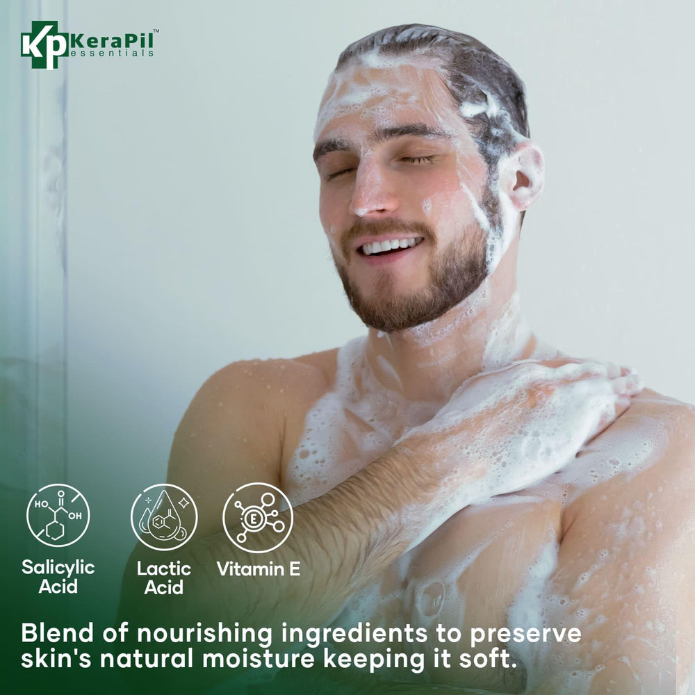 KERAPIL Bacterinyl tea tree oil body wash with minty aroma evokes cooling relief