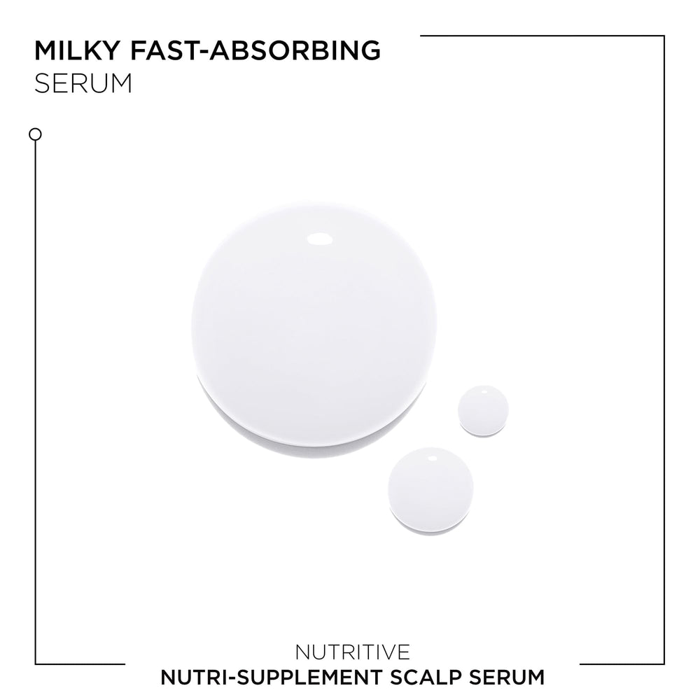 KÉRASTASE back label closeup listing niacinamide and plant-based proteins benefits