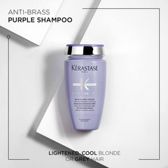 KÉRASTASE Blond Absolu shampoo pump shows easy-dispense design for weekly use.
