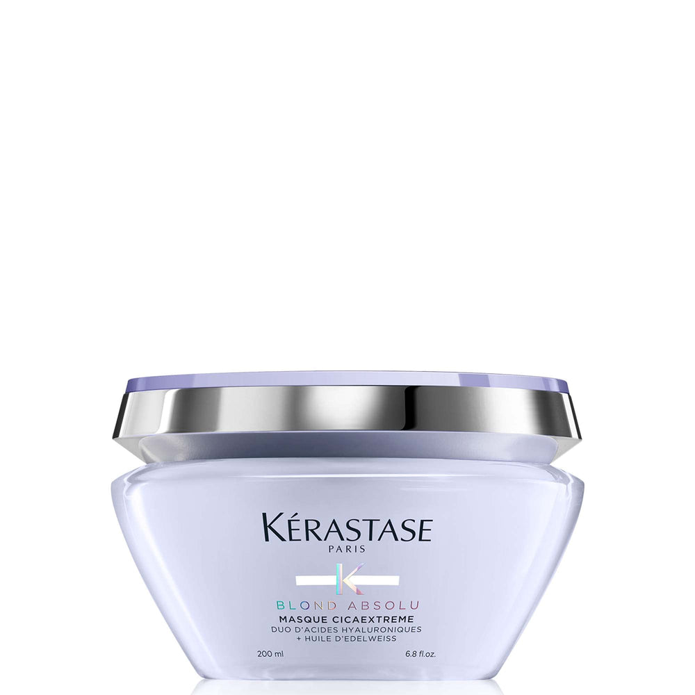 KÉRASTASE Blond Absolu Cicaextreme masque jar — rich conditioning for stronger, softer bleached hair.