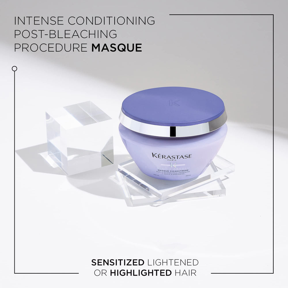 KÉRASTASE Blond Absolu Cicaextreme packaging cap — premium, precise application for even distribution.