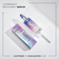 KERASTASE Blond Absolu Cicanuit serum applied to damp hair to reduce breakage