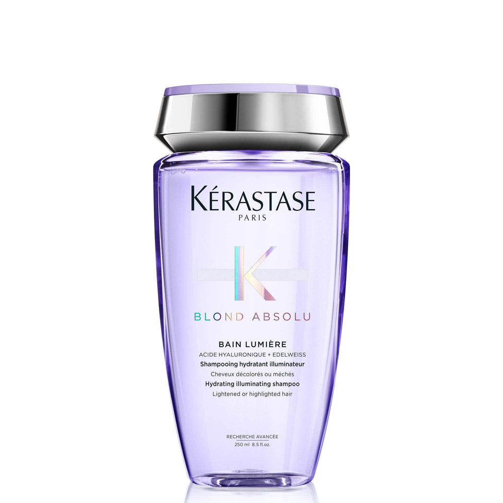 KÉRASTASE Blond Absolu Hydrating Illuminating Shampoo bottle for daily blonde care and shine.