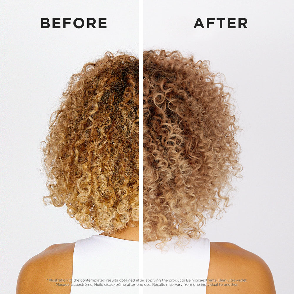 Creamy lather from Kerastase Blond Absolu Lumière shampoo foam for refreshing cleanse