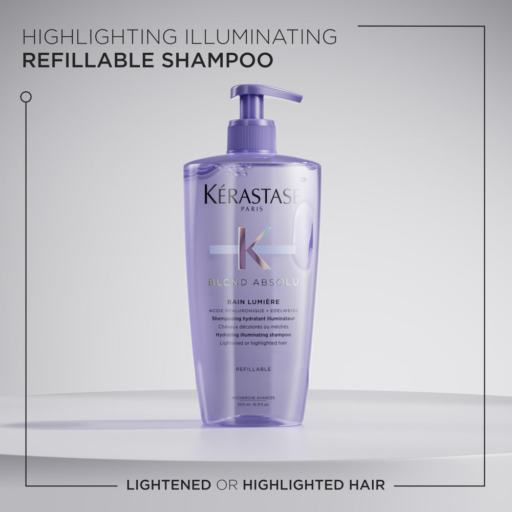 KÉRASTASE Blond Absolu Lumière pump dispenser for convenient daily use