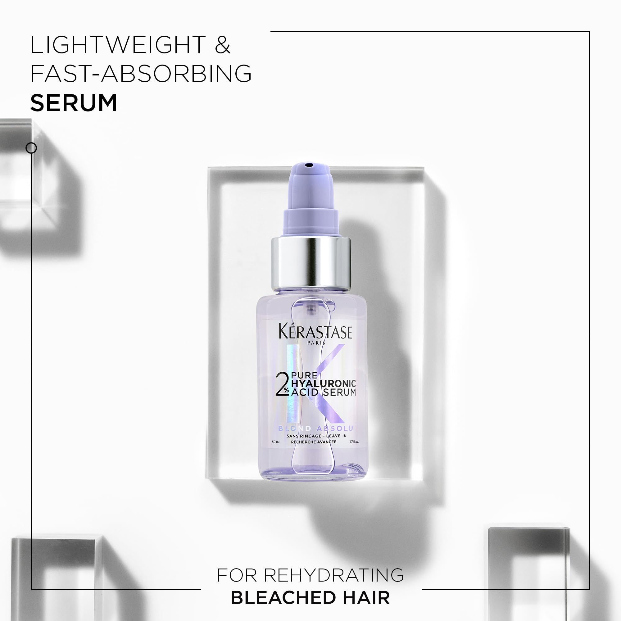 Kerastase Blond Absolu serum application on towel-dried hair showing scalp massage