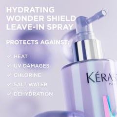 KÉRASTASE close-up of lightweight milk texture for instant hydration