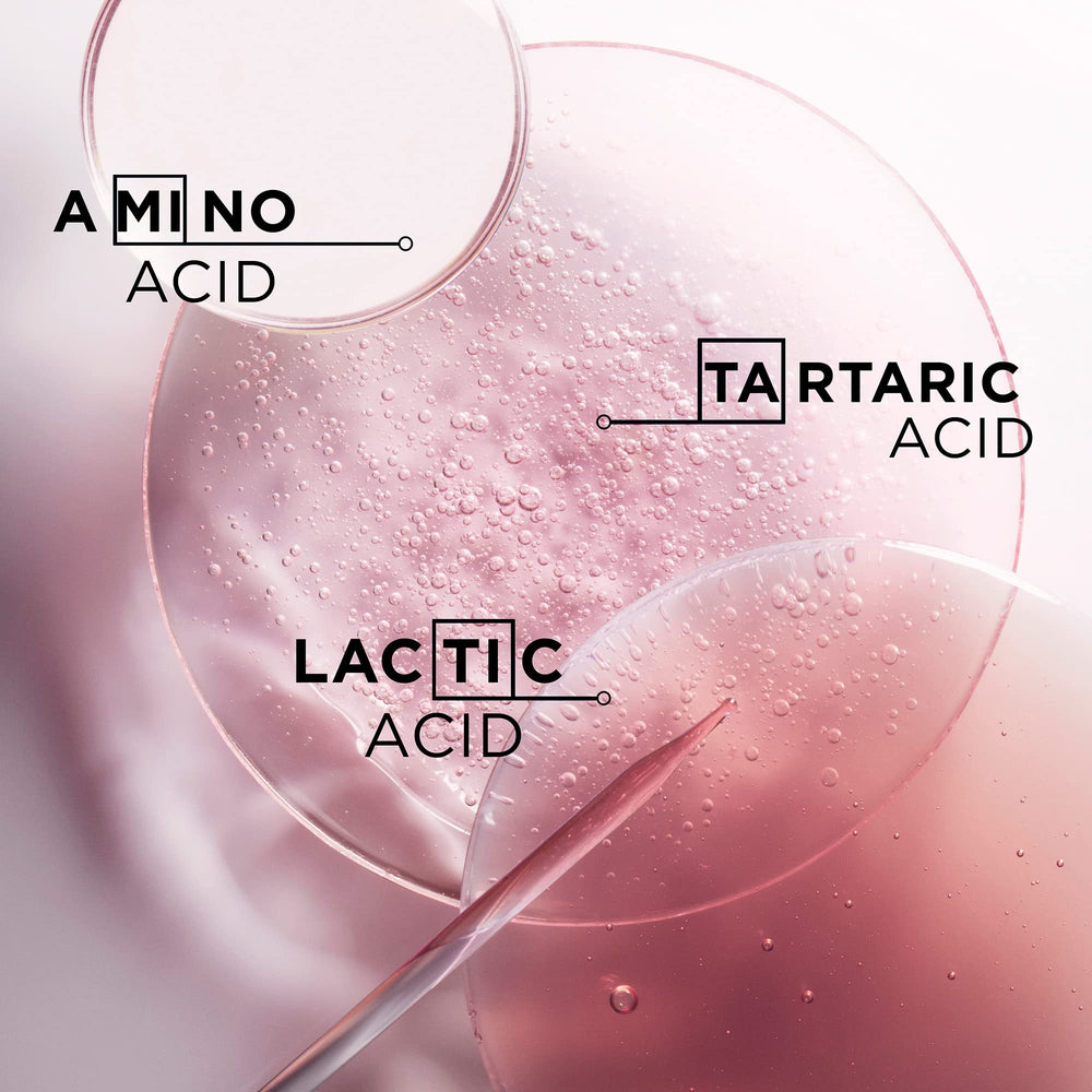 KÉRASTASE Chroma Absolu ingredients close-up reveals lactic acid and centella benefits for hair strength.