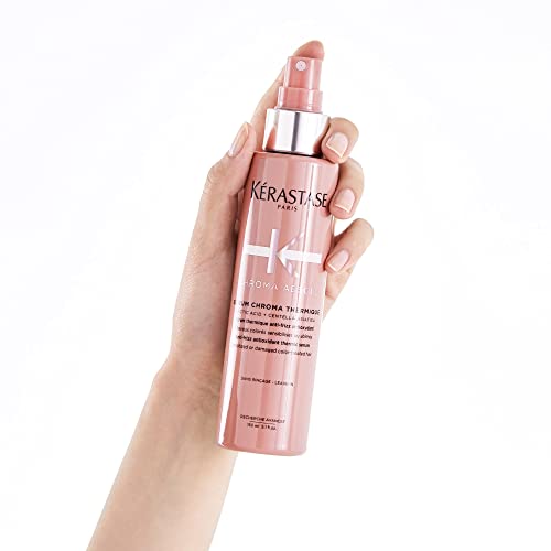 Kerastase Chroma Absolu serum delivers dramatic shine in close-up.