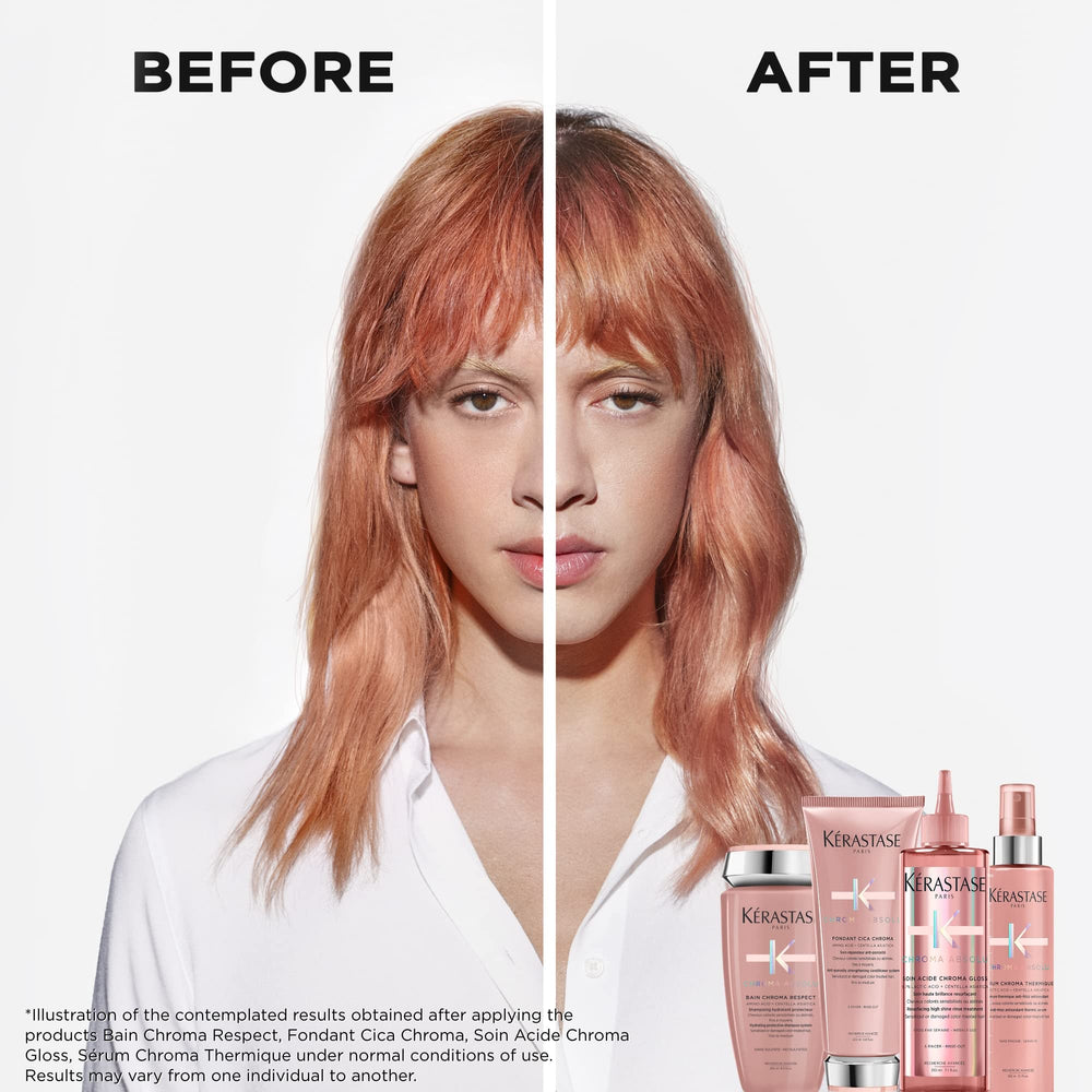 Kerastase Chroma Absolu packaging highlights color care routine.