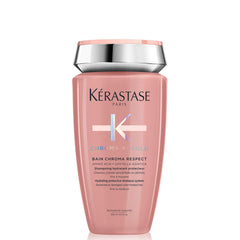 KÉRASTASE Chroma Absolute Shampoo bottle demonstrates color-safe cleansing for color-treated hair.