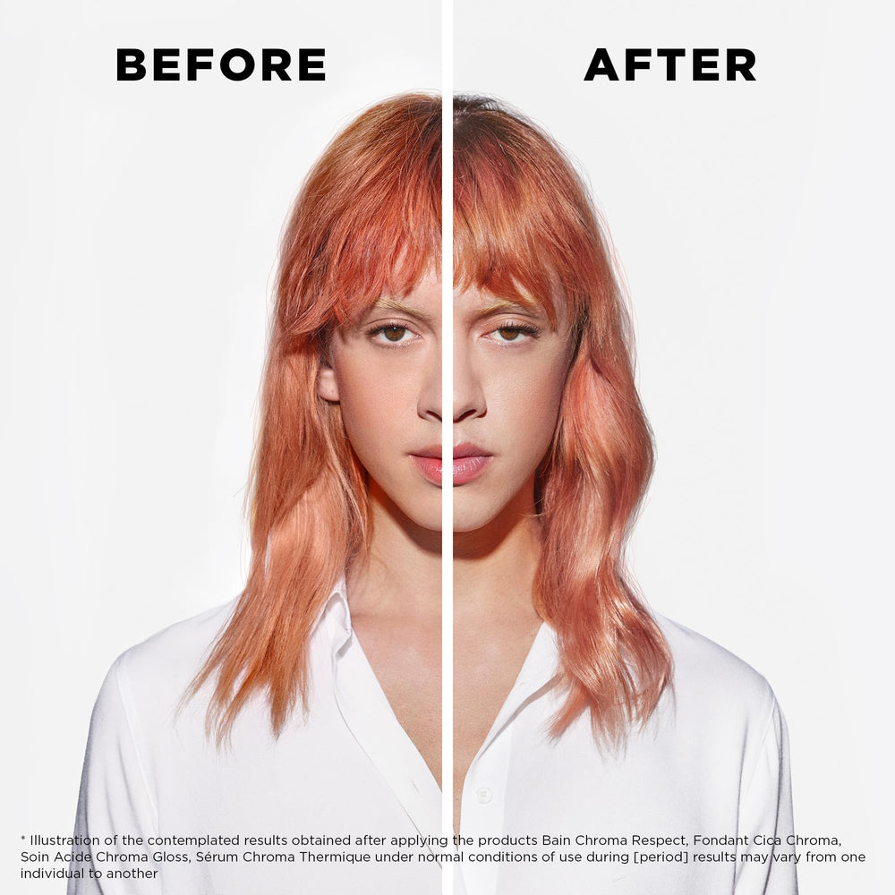 KÉRASTASE Chroma Absolute shampoo pump shows easy, mess-free application.