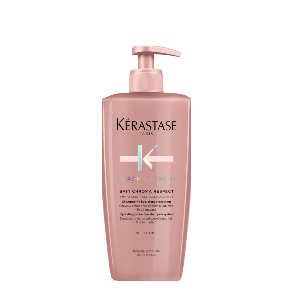 KÉRASTASE front bottle shot showing label and sleek packaging benefit clarity