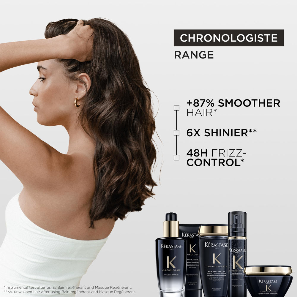 Chronologiste mask for dry hair delivers soft, manageable texture and reduced frizz.