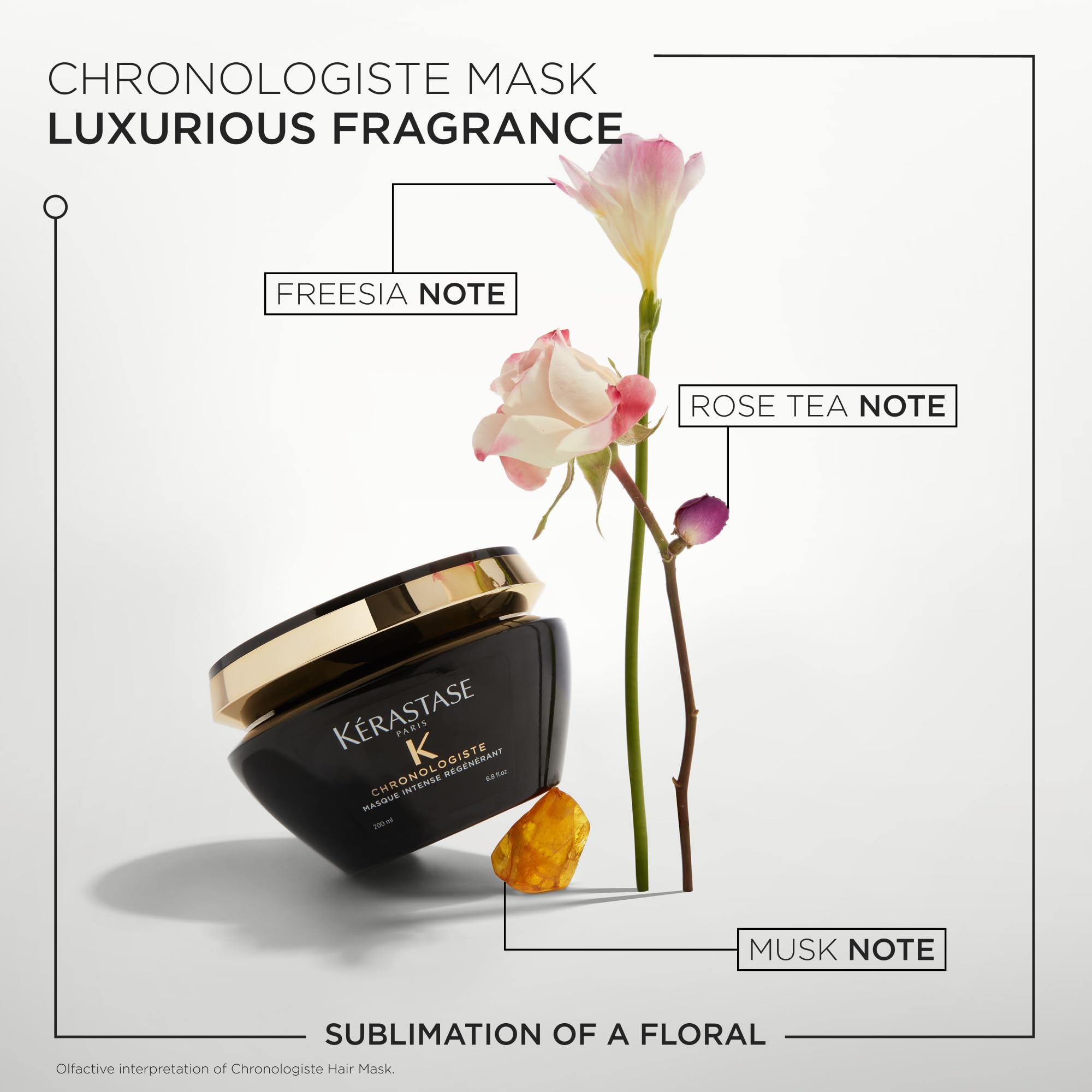 Using Chronologiste mask with shampoo in the shower enhances moisture and shine.