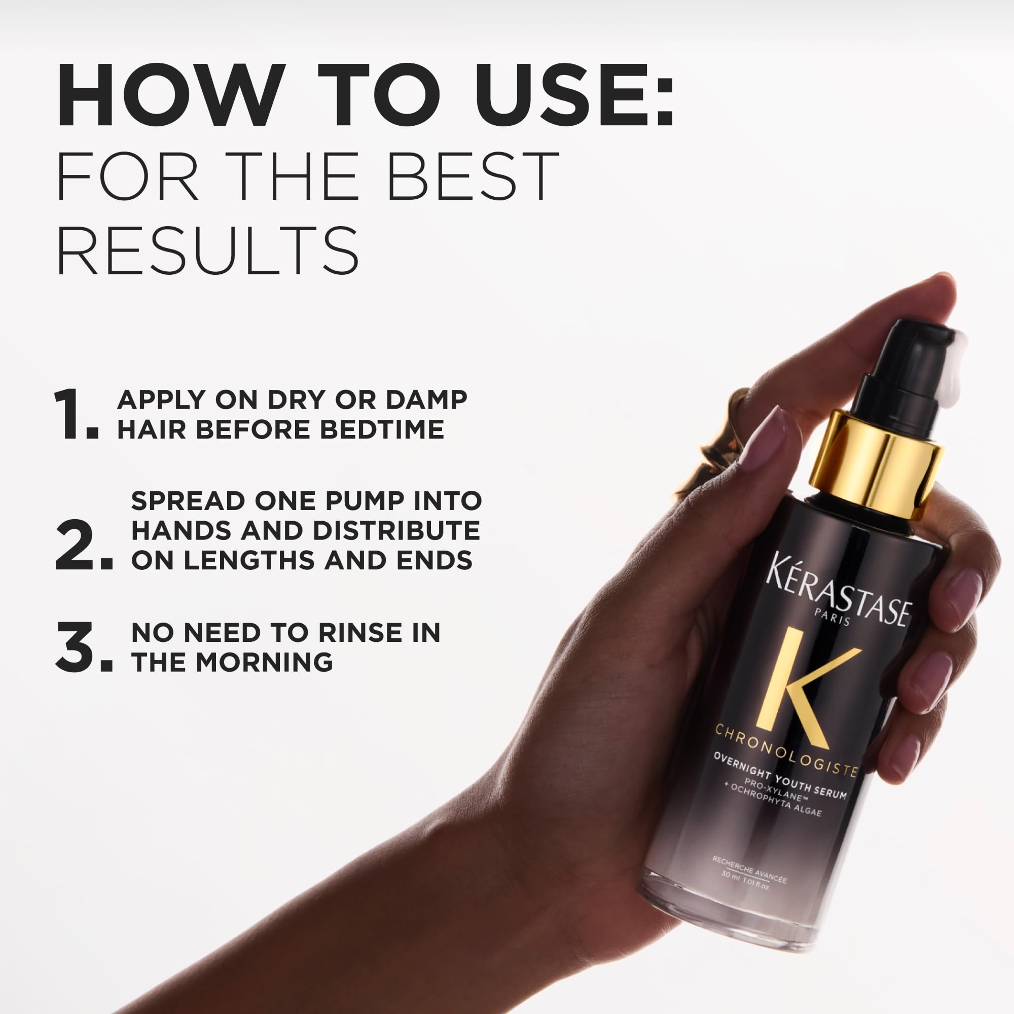 KÉRASTASE Chronologiste hyaluronic acid visual emphasizing deep hydration benefit
