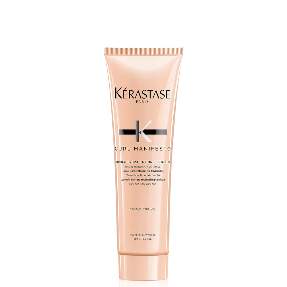 KÉRASTASE Curl Manifesto Hydratation Essentielle conditioner bottle delivering lightweight hydration for all curls.
