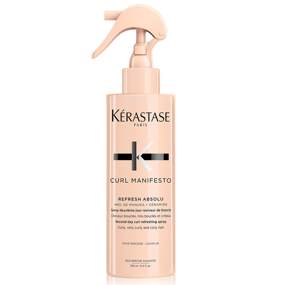 KÉRASTASE Curl Manifesto Refresh Absolu Spray bottle delivering all-day hydration