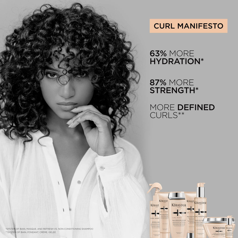 KÉRASTASE Curl Manifesto Refresh Absolu Spray boosts curl definition instantly