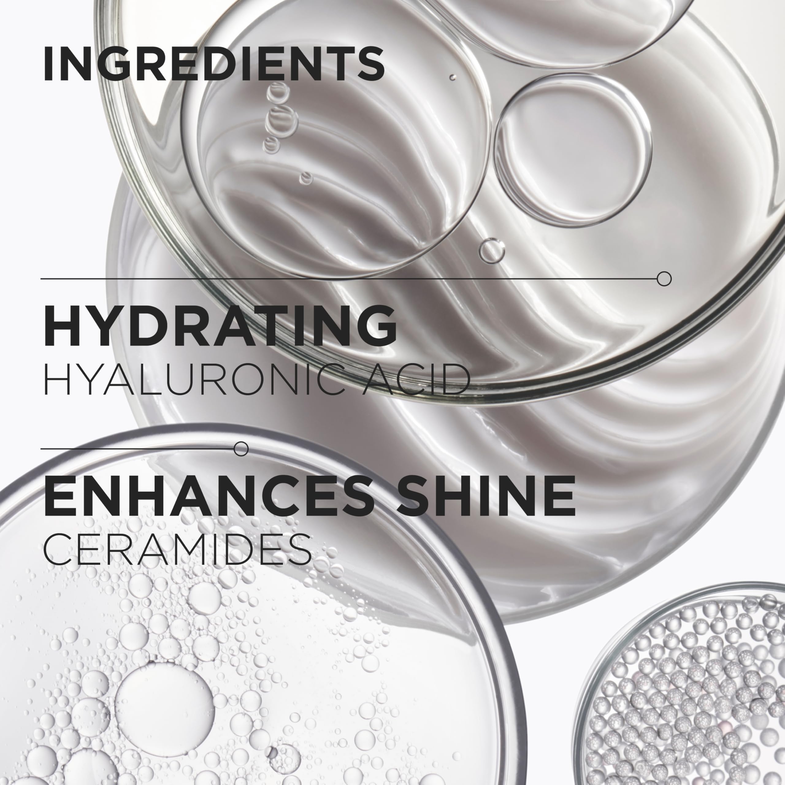 KÉRASTASE recycled plastic refill bottle emphasizing sustainable packaging benefit