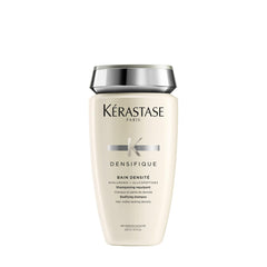 KÉRASTASE Densifique shampoo bottle boosts fullness with gentle cleansing.