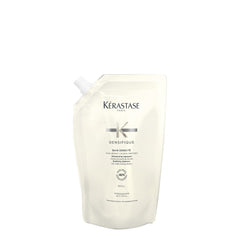 Kérastase Densifique refill pouch packaging highlights eco-friendly daily cleansing.