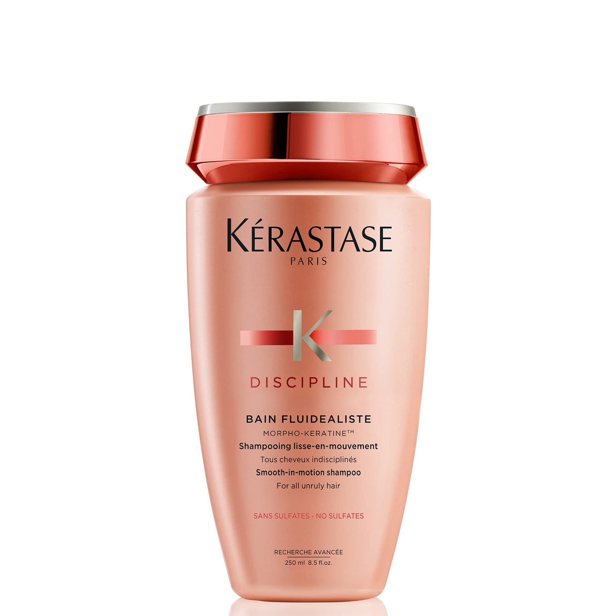 KÉRASTASE Discipline Bain Fluidealiste bottle front—smoothing frizz protection
