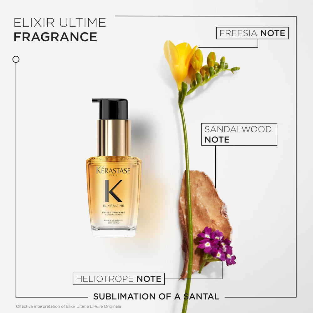 KÉRASTASE Elixir Ultime daily use styling routine application