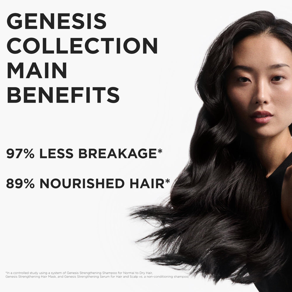 Hair looks hydrated and nourished after using Genesis Renforcateur