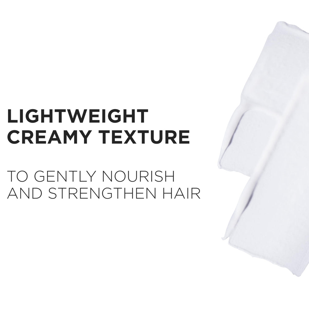 KÉRASTASE Genesis Renforcateur with ginger root and edelweiss visuals emphasize fortified hair feel.
