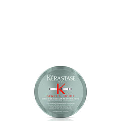 KÉRASTASE Genesis Homme wax tube close-up showing packaging for textured, light-hold styling.